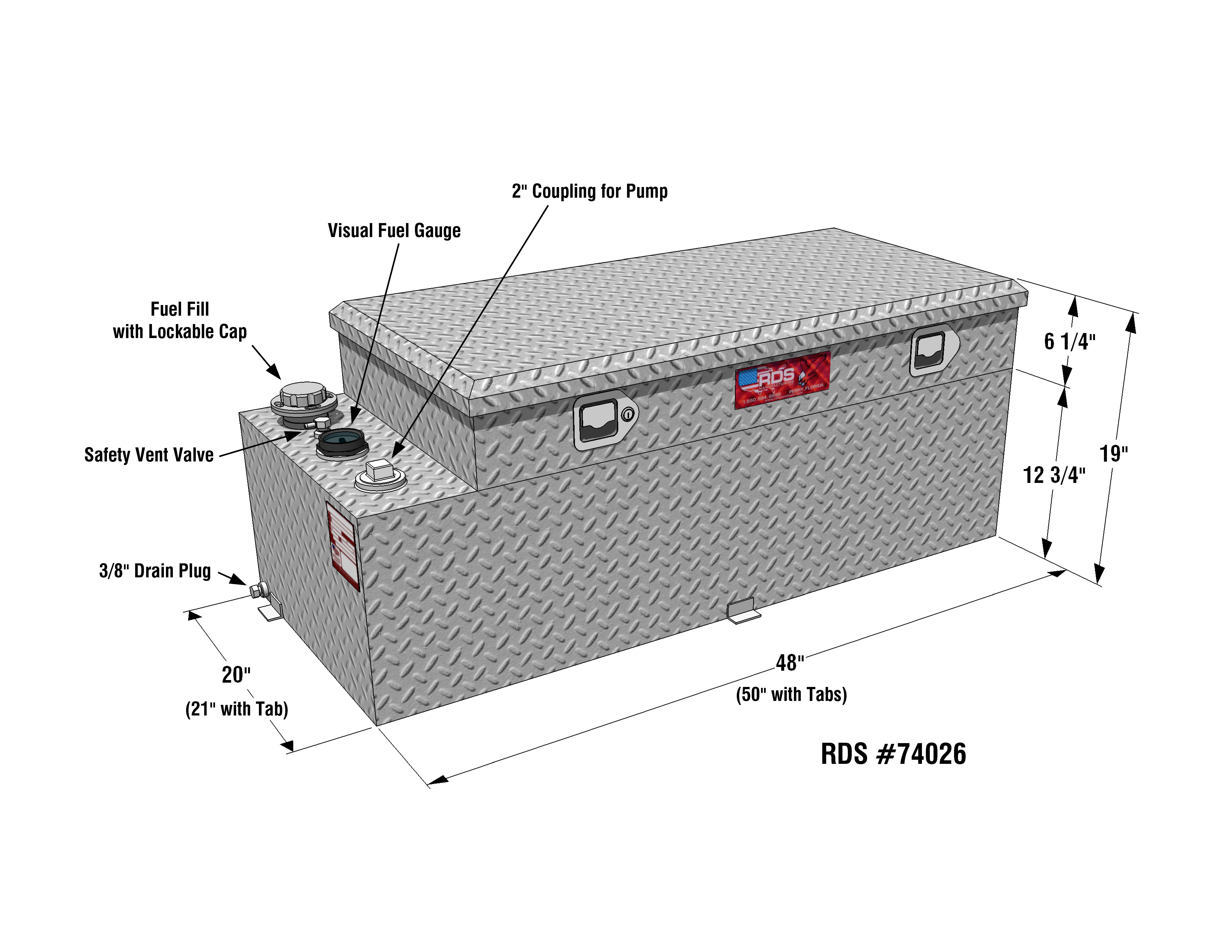 Fuel Transfer Tanks & ToolBoxes By RDS