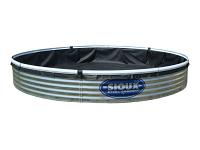 Sioux Steel 14GA Containment Tank (With Liner) - 33' Diameter - 45" High - 23459 Gallons