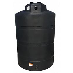 Norwesco Vertical Water Storage Tank (black) - 1000 Gallon 