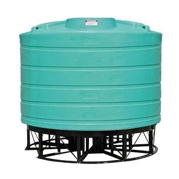 Enduraplas Cone Bottom Tank (With Stand) - 6011 Gallon 1