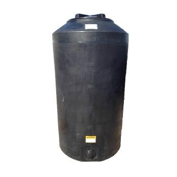 Norwesco Vertical Water Storage Tank (Black) - 175 Gallon 1